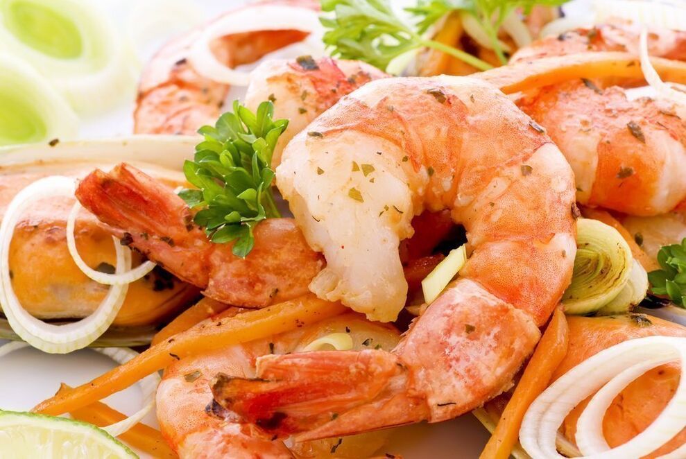 shrimp and vegetable strength