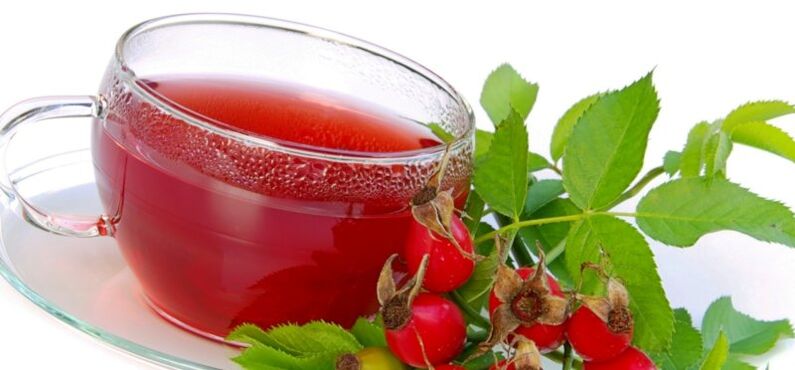 A decoction of rosehips protects against impotence