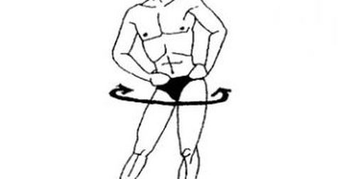 Pelvic rotation is a simple but effective male potency exercise