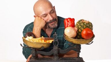 The influence of food on a man's power